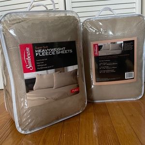 Brand New Sunbeam Fleece Bed Sheet Sets